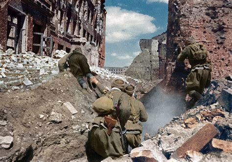 Battle of Stalingrad Color Footage [1942.
